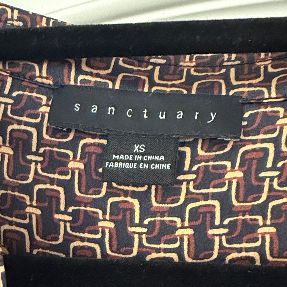 Sanctuary Chain Link Pattern Blouse - image 2